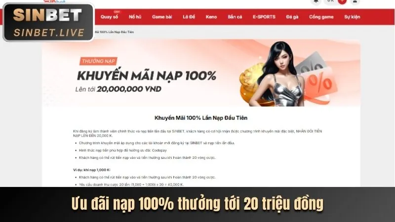 Hình ảnh khuyến mãi hấp dẫn dành cho thành viên mới caxeng chính thức